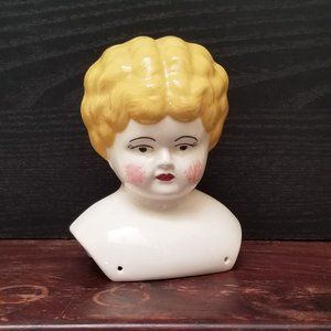 *SOLD* Vintage Porcelain Doll Head